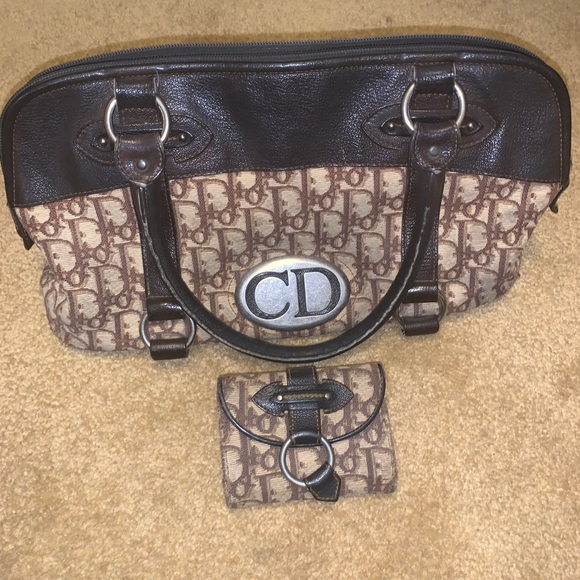 Vintage authentic Christian Dior purse and wallet - Picture 1 of 7